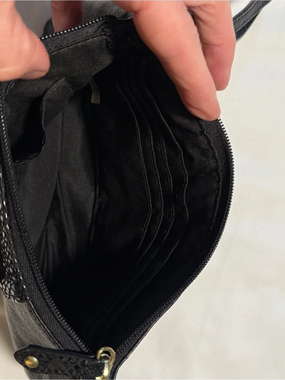 Coach Black Pebbled Leather Convertible Clutch Shoulder Bag Ashley